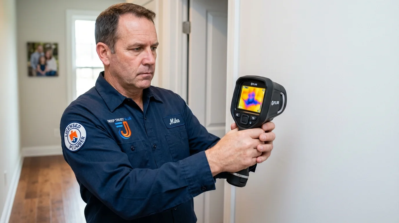 Thermal imaging leak detection by Johns Plumbing LLC in Harker Heights